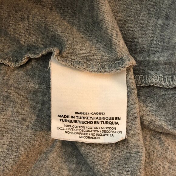 Nike Mens Athletic Cut Graphic Tee T-Shirt Gray Size M - Picture 4 of 5